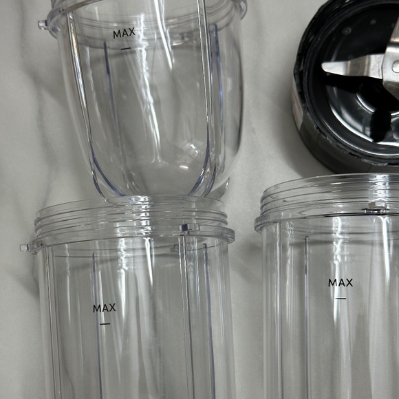 LVAINIT 4-piece MB Blender Replacement Set - 22oz Tall Mug Cup,  16oz Cup, 12oz - Picture 2 of 6